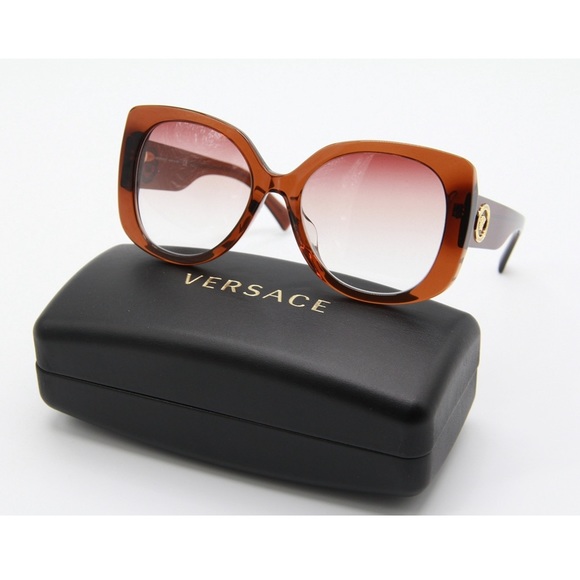 NEW VERSACE VE4387F 5324/0P OVERSIZED WOMEN’S SUNGLASSES MOD 4387-F - Picture 2 of 10